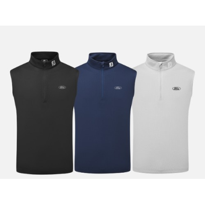 FJ (FOOTJOY) GENTS HALF ZIP GOLF VEST & GILET