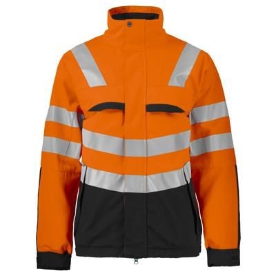 HIGH VISIBILITY REFLECTIVE JACKET with Detachable Hood & Transfer Reflectors