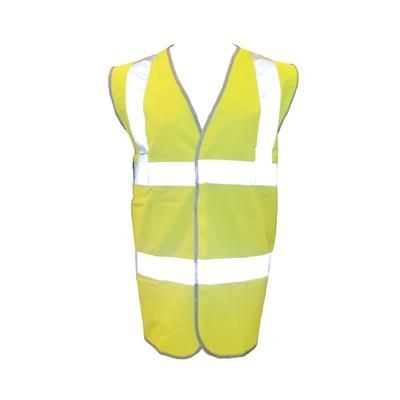 HIVIS VEST 100% WARP KNIT POLYESTER