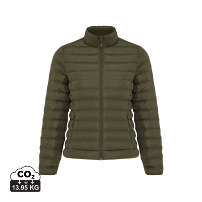 IQONIQ MAIKO LADIES RECYCLED POLYESTER PADDED JACKET in Khaki