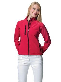 JERZEES LADIES SOFT SHELL JACKET