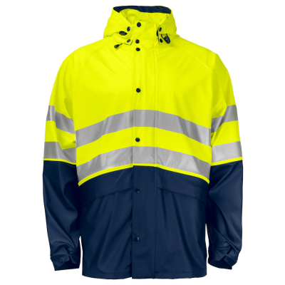 PRO-JOB RAIN JACKET SHORT EN ISO 20471 CLASS 3 & 2