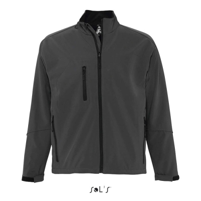 RELAX SOFTSHELL ZIP in Black