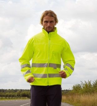 RESULT HIGH VISIBILITY REFLECTIVE SOFT SHELL JACKET