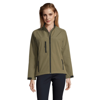 ROXY LADIES SOFTSHELL ZIP in Green