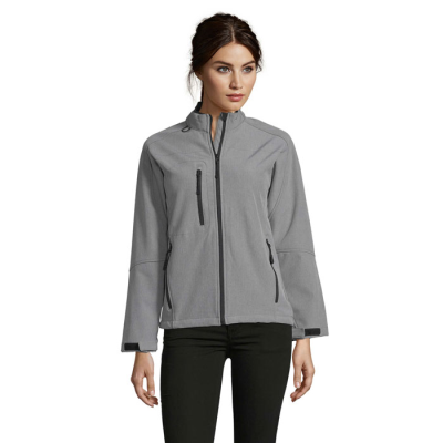 ROXY LADIES SOFTSHELL ZIP in Grey