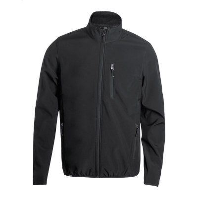 RPET SOFTSHELL JACKET in Black