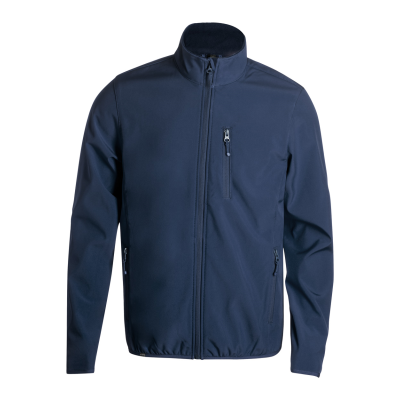 RPET SOFTSHELL JACKET in Dark Blue
