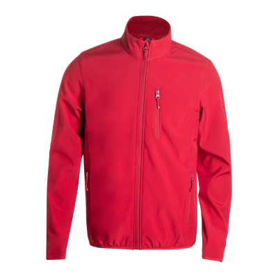 RPET SOFTSHELL JACKET in Red