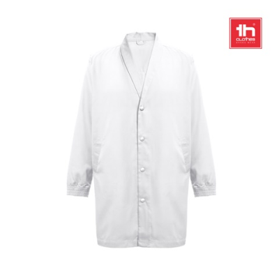 THC MINSK WH COTTON AND POLYESTER WORKWEAR JACKET WHITE
