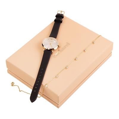 CACHAREL SET ODEON WATCH & NECKLACE