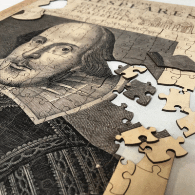 300 PIECE CUSTOM MADE WOOD JIGSAW PUZZLE