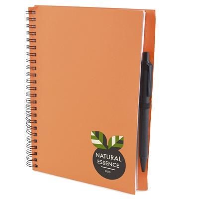 A5 INTIMO RECYCLED NOTE BOOK in Amber