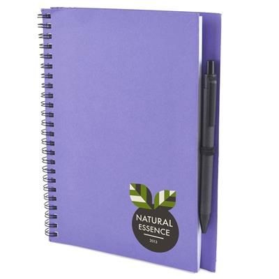 A5 INTIMO RECYCLED NOTE BOOK in Purple