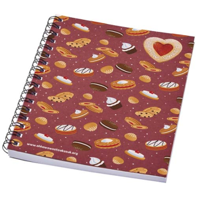 DESK-MATE® A6 COLOUR SPIRAL NOTE BOOK - PROMOTIONAL CORPORATE GIFT