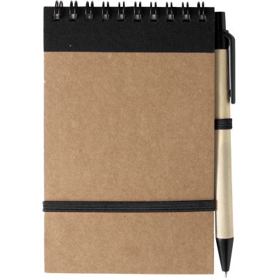 RECYCLED NOTE BOOK in Black