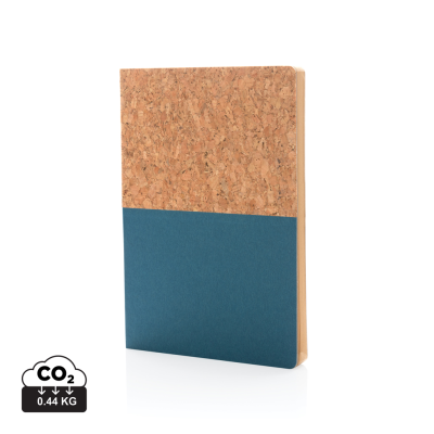A5 CORK & KRAFT NOTE BOOK in Blue