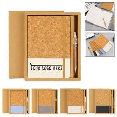 A5 CORK FABRIC NOTE BOOK SET