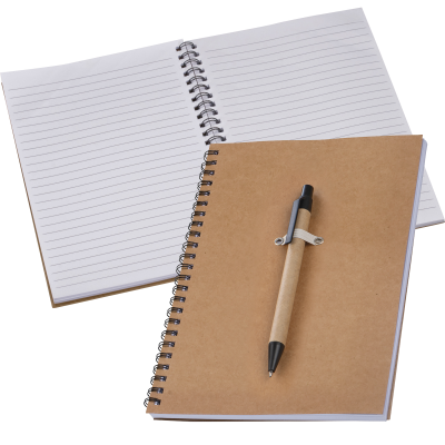 A5 ECO NOTE PAD KENTWOOD in Brown 