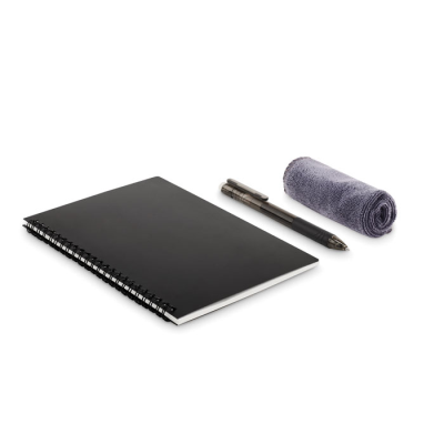 A5 ERASABLE NOTE BOOK in Black