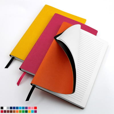 A5 FLEXI NOTE BOOK in a Choice 20 Colours of Vegan Belluno