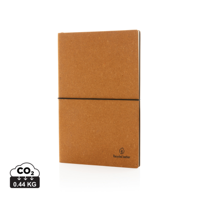 A5 GRS BONDED LEATHER NOTE BOOK in Brown