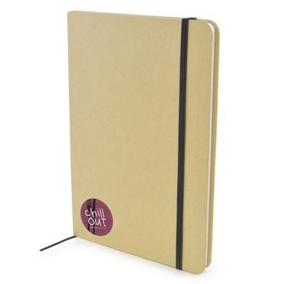 A5 NATURAL RECYCLED NOTEBOOK in Black