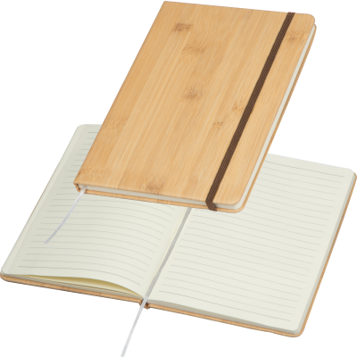 A5 NOTE BOOK in Wood Look in Beige 
