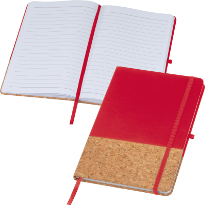 A5 NOTE BOOK NANTES in Red 