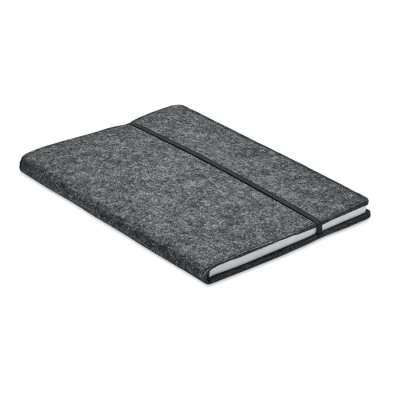 A5 NOTE BOOK RPET FELT in Grey