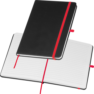 A5 NOTE BOOK with Colour Engraving in Red