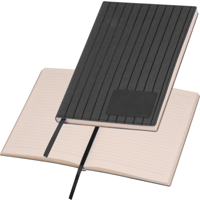 A5 PU SOFT COVER NOTE BOOK in Black 