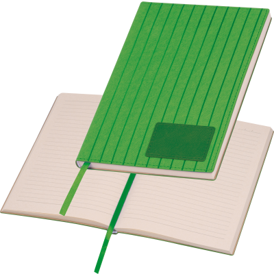 A5 PU SOFT COVER NOTE BOOK in Green 