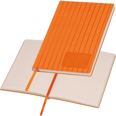 A5 PU SOFT COVER NOTE BOOK in Orange 