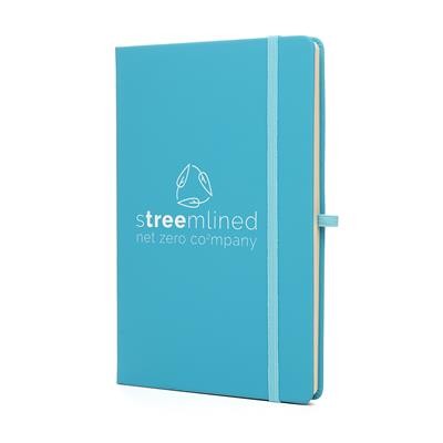 A5 RECYCLED MOLE NOTE BOOK in Cyan