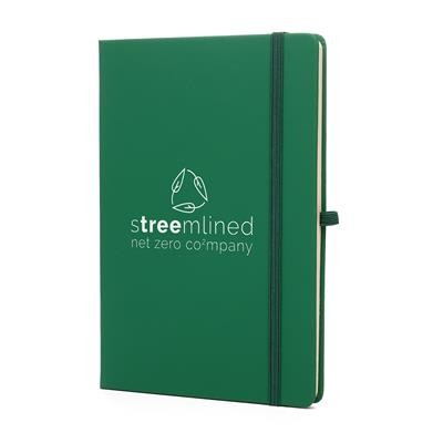A5 RECYCLED MOLE NOTE BOOK in Dark Green