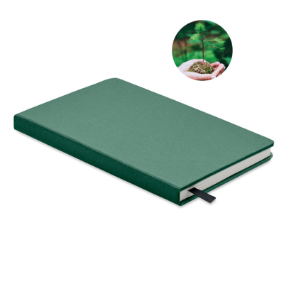 A5 RECYCLED PAGE NOTE BOOK in Green