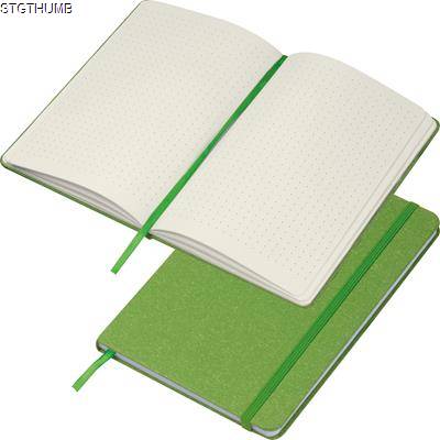 A5 RECYCLED PAPER BOOK in Green