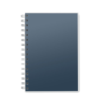 A5 RPET NOTE BOOK RECYCLED LINED in Blue