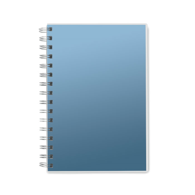 A5 RPET NOTE BOOK RECYCLED LINED in Blue