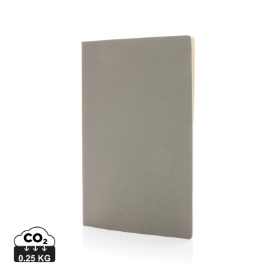 A5 STANDARD SOFTCOVER NOTE BOOK in Grey