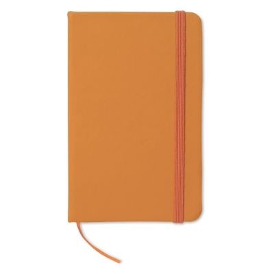 A6 NOTE BOOK 96 LINED x SHEET in Orange