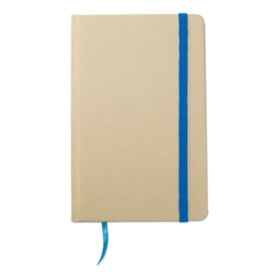 A6 RECYCLED NOTE BOOK 96 PLAIN in Blue