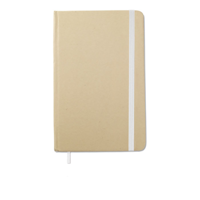 A6 RECYCLED NOTE BOOK 96 PLAIN in White