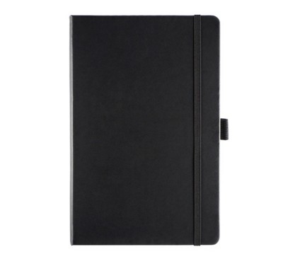 ALBANY COLLECTION NOTE BOOK in Black - PROMOTIONAL CORPORATE GIFT