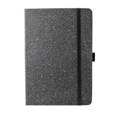ALBANY RECYCLED LEATHER NOTE BOOK - HARD COVER