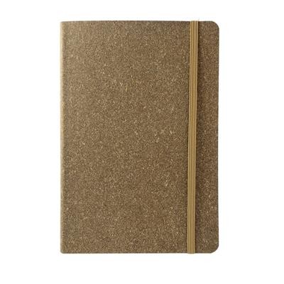 ALBANY RECYCLED LEATHER NOTE BOOK - SOFT COVER