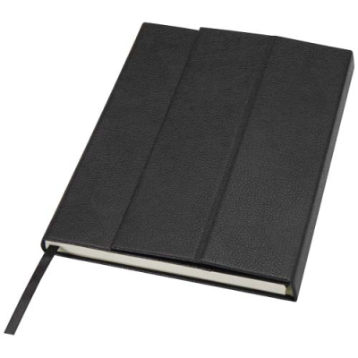 ALEJANDRA A5 RECYCLED PLASTIC HARD COVER NOTE BOOK - PROMOTIONAL CORPORATE GIFT