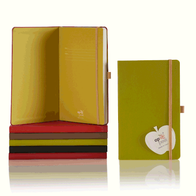 APPEEL PREDAIA MEDIUM NOTE BOOK with Ruled Apple Paper