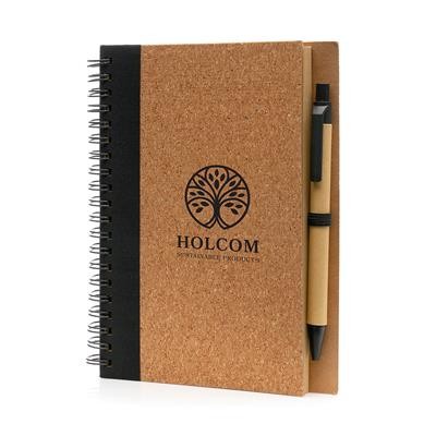 B6 CORK NOTE BOOK AND PEN